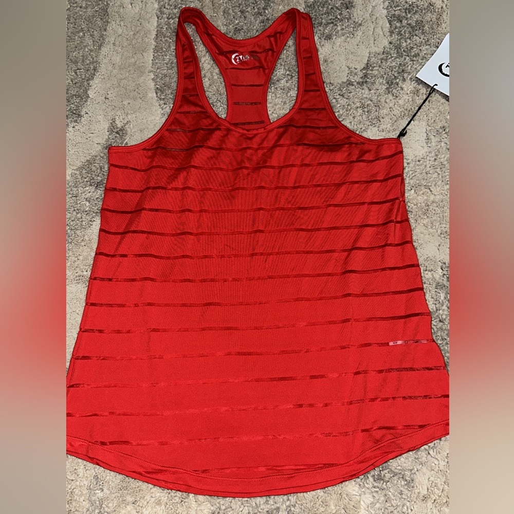 NWT Zyia mesh stripe tank